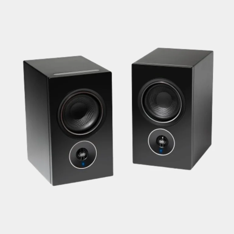 PSB Speakers Alpha iQ Streaming Powered Speakers with BluOS (Black) - Imagen 1