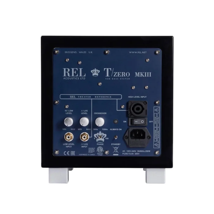 REL Acoustics Subwoofer Tzero MKIII Black/White - Imagen 4